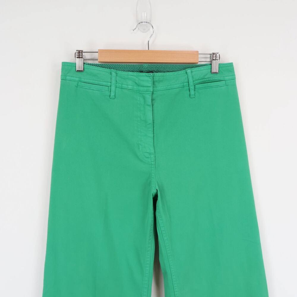 J.Crew Wide Leg Trouser Chino Summer Yard Green Size 29 NWT - Picture 3 of 9